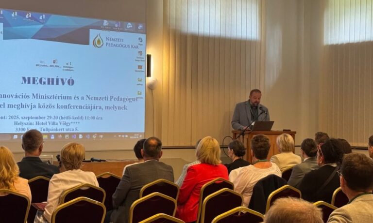 Egerben rendeztek közös konferenciát a Kulturális és Innovációs Minisztérium és a Nemzeti Pedagógus Kar – EgerHírek