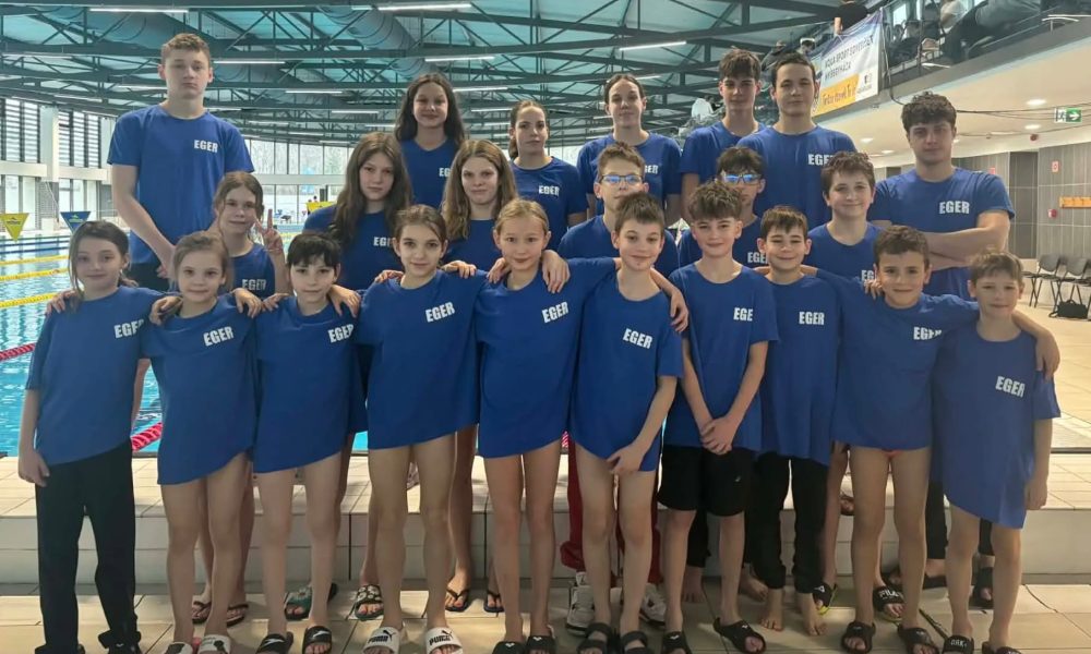 57 érmet és két kupát egy napon – az Egri Úszó Klub versenyzői remekeltek – EgerHírek