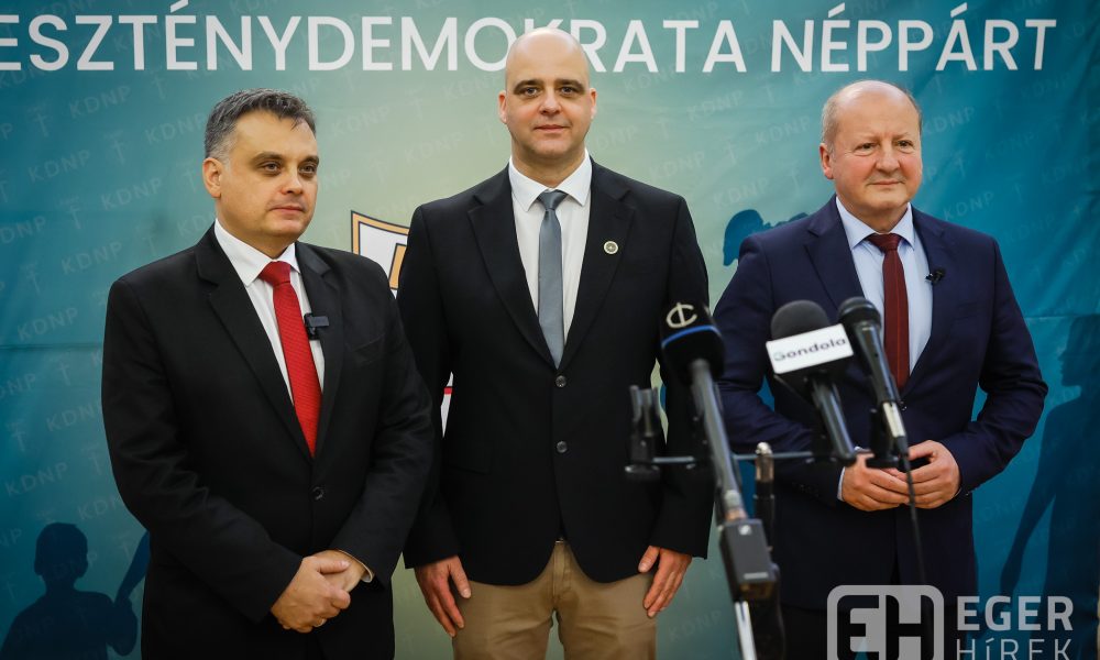 Az emberek visszajelzései szerint a béke az egyetlen járható út – KDNP országjárási fóruma Egerben