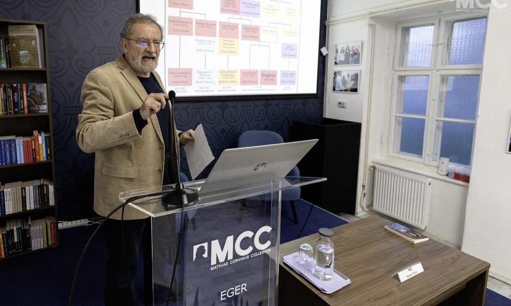 Az oszmánok legyőzője: Savoyai Jenő élettörténete Hahner Péter előadásában az egri MCC-ben