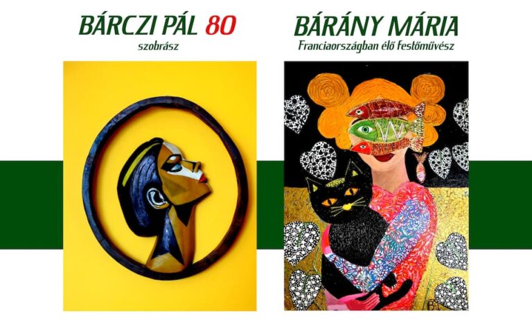Egerben nyílik Bárány Mária és Bárczi Pál közös kiállítása